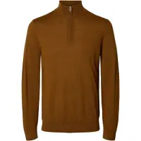 Selected Pullover 'SLHTRAY' brun