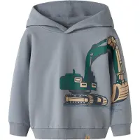Name it Sweatshirt 'NMMNERO' natblå / dueblå / honning / grøn
