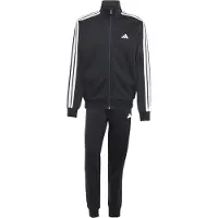 Adidas 3-STRIPES TRÆNINGSDRAGT I FLEECE, størrelse Small
