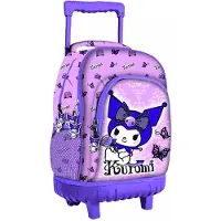 Manenti Purple Kuromi Hello Kitty Kuffert Med Hjul