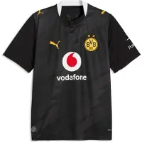 Puma Borussia Dortmund 26/27 Away Jersey Men, Football, Black/Flat Dark Gray, L