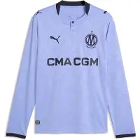 Puma Olympique de Marseille 26/27 Third Long Sleeve Jersey Men, Sport, Lavendar Pop/New Navy, XS