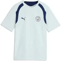 Puma T-Shirt - MCFC Training Jersey Jr - Blå - - 8 år (128) - T-Shirt