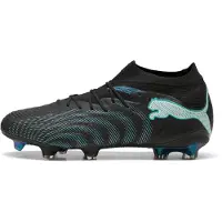 Puma FUTURE 9 ULTIMATE FG Football Boots Unisex, Shoes, Black/Intense Mint/White, 44.5