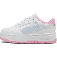 Puma Rebound Femme Holo 2.0 Sneakers Kids, Shoes, White/Pink Shimmer, 29