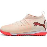 Puma Future 9 Match + Mid TT The Arrival - Hvid/Hvid/Rød/Sort Børn - Turf (TF), størrelse 38