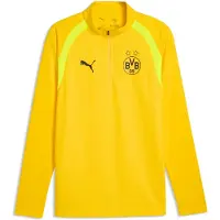 Puma Dortmund Træningstrøje 1/4 Lynlås - Gul/Gul - , størrelse Medium