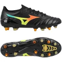 Mizuno Morelia Neo V Beta Made In Japan Sg Bright Black - Sort/orange - Soft Ground (Sg), størrelse 43