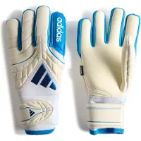 Adidas Målmandshandske Copa Pro Fingersave Chaos vs Control - Hvid/Blå/Navy, størrelse 7