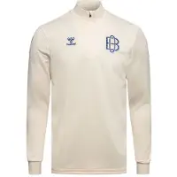 Hummel Odense Boldklub Træningstrøje Pre Match Half Zip - Hvid - , størrelse Medium