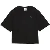 Puma Essentials Elevated Relaxed Tee Women, Clothing, Black, XL