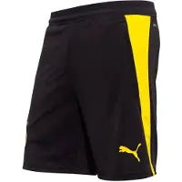 Puma Dortmund Træningsshorts - Sort/Gul, størrelse Medium
