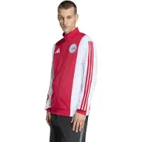 Adidas Ajax Track Top DNA - Rød/Hvid - , størrelse Large
