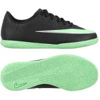 Nike Mercurial Vapor 17 Club IC Shadow - Sort/Grøn Børn - Indendørs (IC), størrelse 33