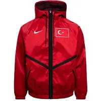 Nike Tyrkiet Træningsjakke Dri-FIT KMD Anthem VM 2026 - Rød/Hvid - , størrelse Small