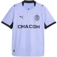 Puma Olympique de Marseille 26/27 Third Authentic Jersey Men, Men, Lavendar Pop/New Navy, XS