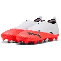 Puma Ultra Nitro 7 Ultimate Laceless FG/AG The Arrival - Rød/Sort/Hvid Børn, størrelse 30