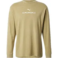 Puma Run Culture Collective Long Sleeve Graphic Tee Men, Clothing, Chai Latte, XL