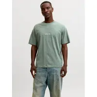 Jack & Jones Bluser & t-shirts 'JORNorrebro' grøn / hvid