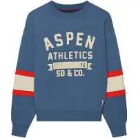 Superdry Superdrytil kvinder. W2012734A Preppy SKI blå sweatshirt (L), Casual, Bomuld