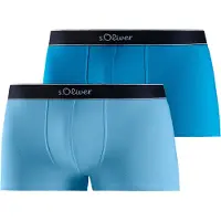 s.Oliver Boksershorts blå / sort / hvid
