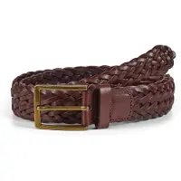 Howard London Bælte 'Braided Leather Belt Andrew Brown' brun