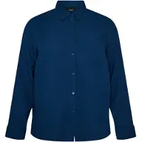 Zizzi Bluse 'MVIVO' navy