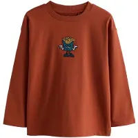 Next Shirts blå / honning / mørkeorange / hvid