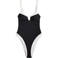 Next Badedragt sort / hvid