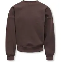 Only Kids Sweatshirt - Noos - KogSweat - Coffee Bean/Birch/Houst - - 9-10 år (134-140) - Sweatshirt