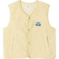 American vintage Vest 'HOKTOWN' ecru