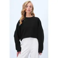 Trend Alaçatı Stili Shirts sort