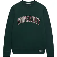 Superdry Sweatshirt 'Athletic' creme / brun / gran