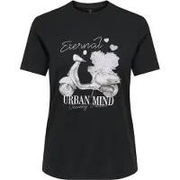 ONLY Shirts 'ONLPAULA' grå / sort / hvid