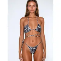 Flavia Valentini Bikini 'Roma Bikini Set - Black Leopard' sort-meleret