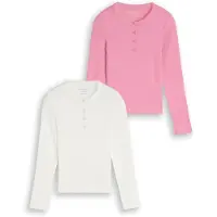 Tom Tailor Bluser & t-shirts lys pink / hvid