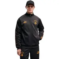 Puma Galatasaray S.K. KING Full-Zip Anthem Jacket Men, Clothing, Flat Dark Gray/Summer Sunset, XXL