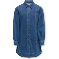 ONLY GIRLS Kjole blue denim