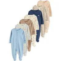 Next Nattøj beige / navy / lyseblå / cappuccino / lysebrun