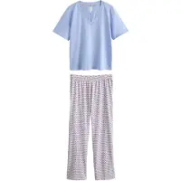 Next Pyjamas lyseblå / bær / hvid