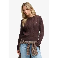 Superdry Pullover 'Essentials' kastaniebrun