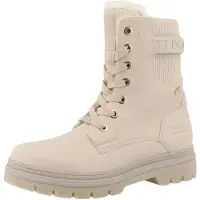 Tom Tailor Snørestøvletter beige