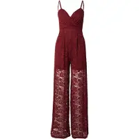 Wal G. Jumpsuit 'JONES' rubinrød