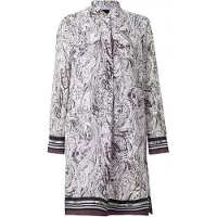 Marc Cain Blusekjole lavendel / cyclam / sort / offwhite