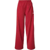 Adidas Originals Bukser 'PINSTRIPE FIREBIRD LOOSE' mørkerød / hvid