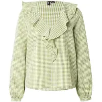 Vero Moda Bluse 'VMDAGNY' lysegrøn / hvid