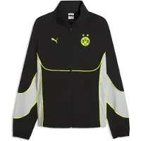 Puma Dortmund Track Jakke PUMAtech-X Woven - Sort/Grå, størrelse Small