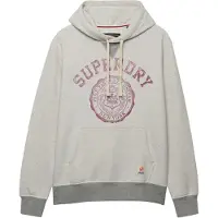 Superdry Superdrytil mænd. M2014562A Grå Essential hættetrøje (XL), Casual, Bomuld