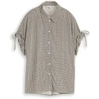 Tom Tailor Bluse brun / hvid