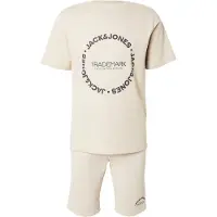 Jack & Jones Joggingdragt 'JJBENSON' chamois / røgblå